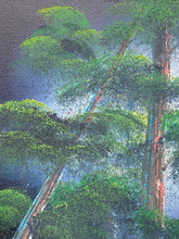 M.Bailey Signed Original Forest Landscape Oil Painting