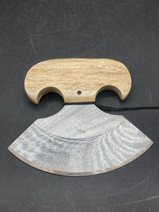 Alaskan Handicraft Moose Antler Ulu Knife