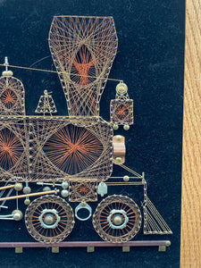 Steampunk Copper Wire Locomotive Art