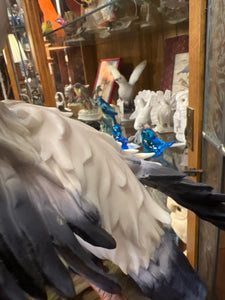 Resin Montefiori 2 Great Herons Statue on Base