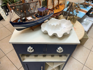 Blue and White Nautical Bar