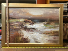 Original K.Grant Signed Beach Landscape Oil Painting - view 10