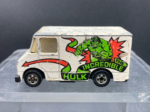 Hot Wheels 1976 1/64 Scene Machine The Incredible Hulk Delivery van Die Cast