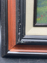 Artist Signed Bob Ross Inspired Mountain Landscape Painting, Framed