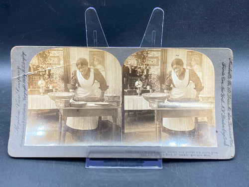 Keystone View Company Stereoview 12323 Massa Brown Will Prefer My Apple Pie