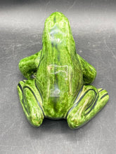 Antique Bavent Pottery Majolica Terracotta Frog Filmont - view 6