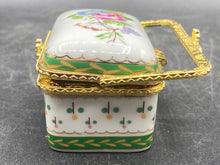 Rochard Limoges Porcelain Tobacco Box W/ Packaging