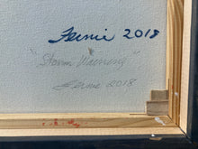 Signed Original Lynne Fernie "Storm" Painting W/ CoA