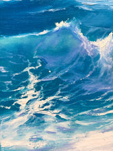 Original 16x24" Elena Lukina "Crystal Wave" Painting - view 3