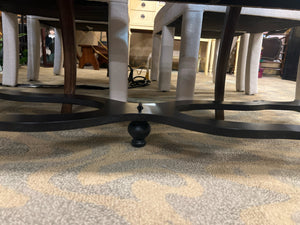 Upholstered Black Bench
