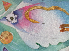 Aimee Trayser Signed Limited Edition "Fish x4" Framed Lithograph