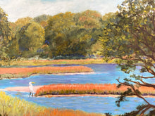Artist Signed Marsh Landscape Painting