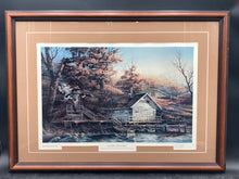 Terry Redlin Signed Open Edition "Autumn Shoreline" Print, Framed
