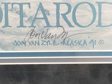 Jon Van Zyle Signed Iditarod Alaska Dog Sled Race Print, Framed - view 7