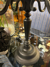Black Candelabra with candles