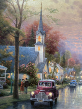 Thomas Kinkade 25.5x34" "Hometown Mornings" S/N Edition Framed Canvas