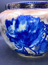 Antique Thomas Rathbone & Co Victor Blue Floral Vase