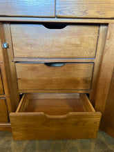 Wood Dresser With Mirror
