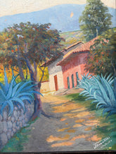 Vintage Original Signed Juana Osorio Haro Mexican Oil Painting