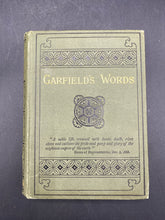 Rare 1881 Garfield's Words - US President James Garfield Writings Cleveland Ohio