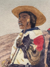 E.A. Evans Signed Native American Watercolor Painting