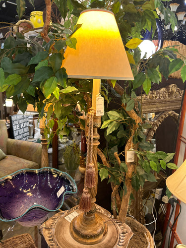 Tall Vanity/Buffet Wood Lamp
