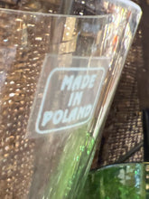 Etched Rose Crystal Vase From Poland