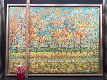 Framed 24x32" Ivan Shapoval "Autumn In The Park" Painting