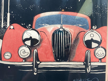 Walter Ferris II Signed Limited Edition 'Jaguar XK120' Framed Print
