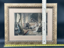 Antique Daniel Hernandez Morillo "MilostnÃ¡ Melodie" Hand Colored Heliogravure