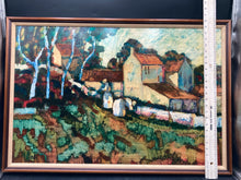 Original Donald Roy Purdy Signed Farm Landscape Oil Painting