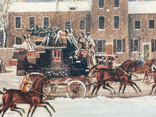 James Pollard "Approach To Christmas" Art Print, Framed