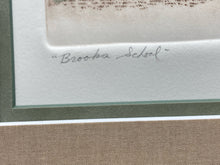 John David Olson Signed "Brooks School" Limited Edition Framed Lithograph
