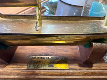 Vintage Sir Winston Churchill Brass Boat