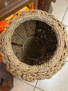 Large Rope Jar/Basket With Lid