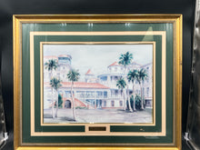 Suzy Leeja Carrington Signed "The Grand Ole Lady" Ormond Hotel Framed Lithograph