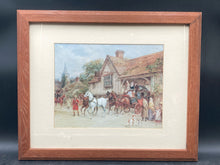 Heywood Hardy "The Departure Of The Mail" Print, Framed