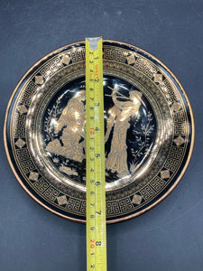 Greek 24K Gold Apollo & Daphne Art Plate