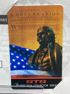 STS Americana Collector Series Thomas Jefferson Phone Card