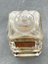 Antique 1933 Lucien Lelong Mon Image Crystal Glass Perfume Bottle
