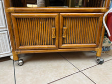 Vintage Bamboo Bar Cart