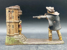 Antique 1896 J.E. Stevens William Tell Mechanical Coin Bank