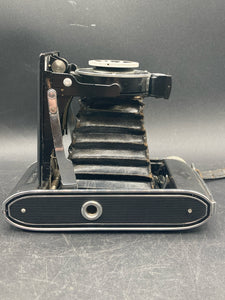Vintage Agfa Billy Record Folding Camera W/ Apotar F/4.5 Lens