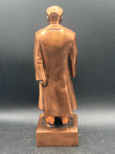 10" Copper Plated Chairman Mao Zedong Statue