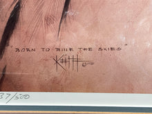 Keith Sluder Eagle Signed Limited Edition "Born To Rule The Skies" Lithograph - view 4