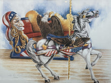 Suzy Leeja Carrington Signed Limited Edition "Liberty's Magical Carousel" Print