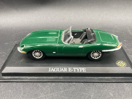 Del Prado Collection 1/43 1961 Jaguar E-Type Convertible Die Cast