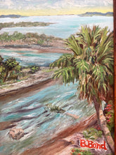 Original B. Bond Signed Florida Everglades Landscape Oil Painting