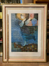 Alvar Sunol Signed "Reve Du Village" Limited Edition Lithograph, Framed