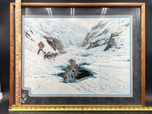 Jon Van Zyle Signed Iditarod Alaska Dog Sled Race Print, Framed - view 9